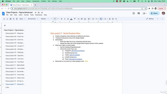 3_144. Class project 17 - Nested Dropdown Menu