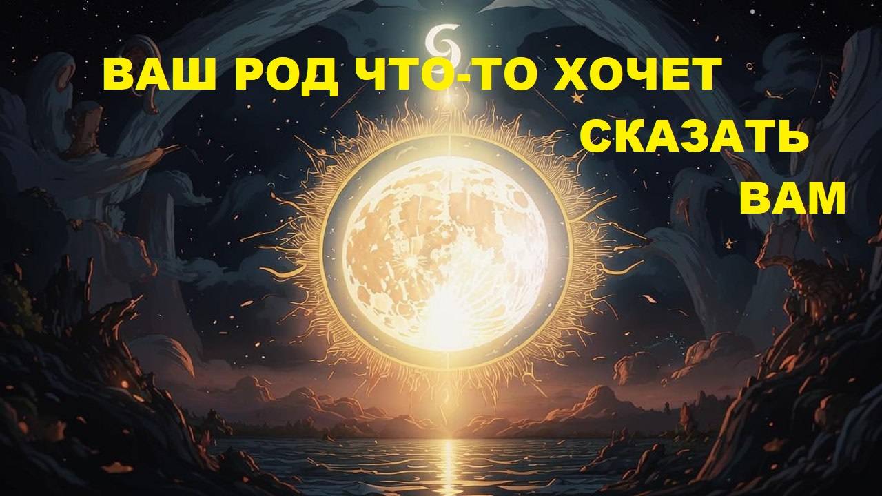 ВАШ РОД ЧТО-ТО ХОЧЕТ СКАЗАТЬ ВАМ.