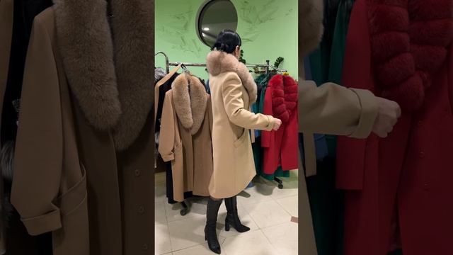 Пальто шерсть кашемир для женщины