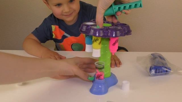 Рома и Диана Рома играет в Творческий Набор DohVinci by Play Doh
