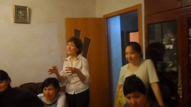 Поздравление от Шынар и Жанны и  меня День рождение Мамы(2)