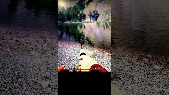 В конце почти трофейчик ну а так не плохо, рыбалка на самый обычный спиннинг в игре