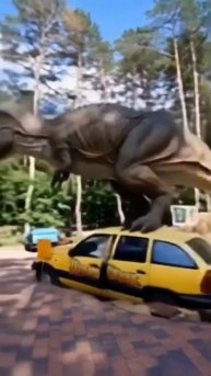 Белгородский парк динозавров! Динопарк! #Белгород #динопарк #динозавр #нейросеть #ожили #живые #рек