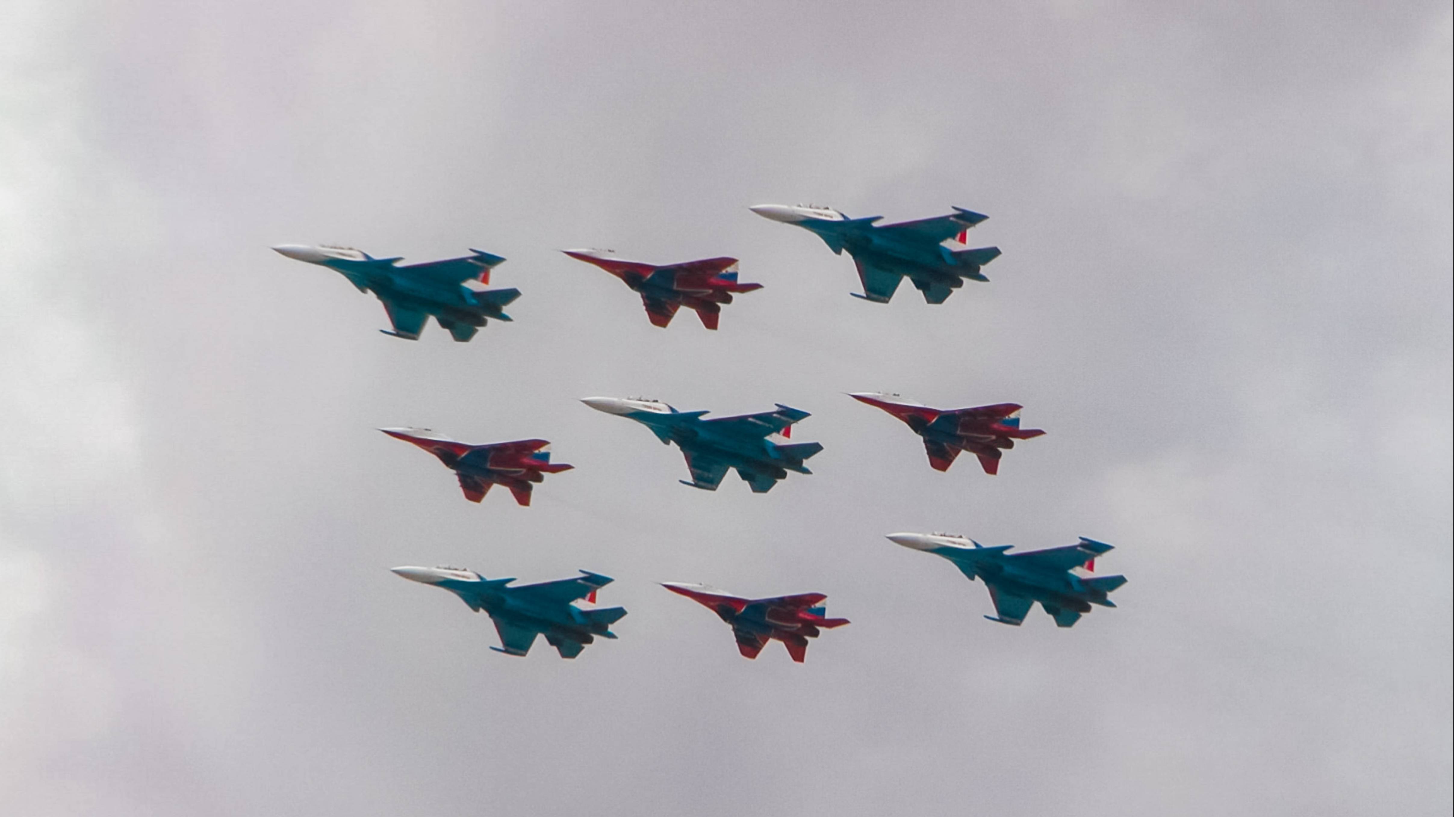 Репетиция воздушной части парада победы 07.05.2025