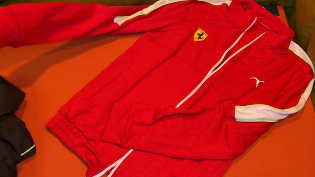 Спортивний костюм Puma Ferrari червоний М,М,L Розпродаж