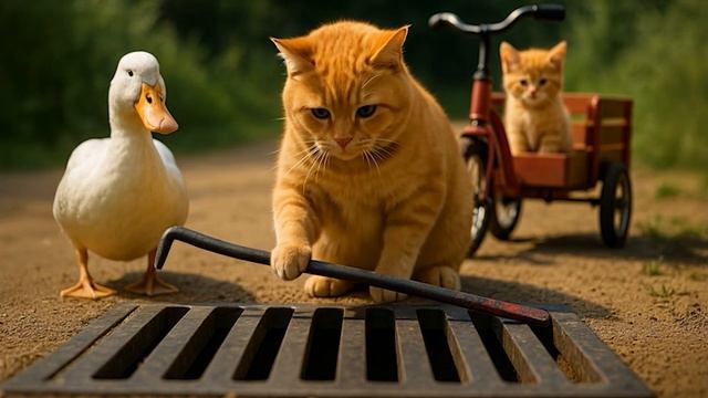 ДЕНЬ ИЗ ЖИЗНИ КОТА. АНИМАЦИЯ ДЛЯ ДЕТЕЙ.