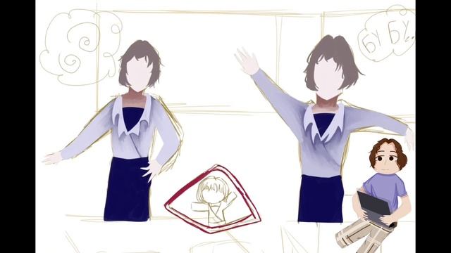 «ТАБА ЛАПКА НА ПОТОЛКЕ» Школьная история + спидпэинт м