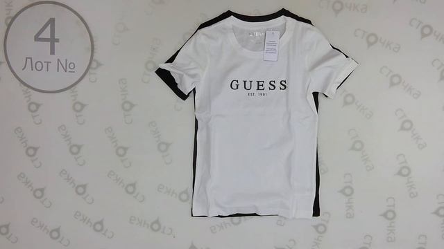 GUESS tshirts womens 4, сток одежда оптом