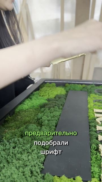 Логотип со мхом