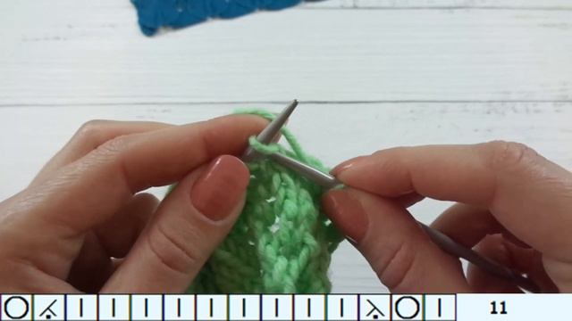 Ажурный узор спицами для палантина Вязание спицами/Openwork pattern spokes for stole