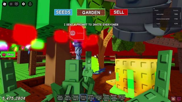 Roblox ДУРДОМ! в вырасти сад!