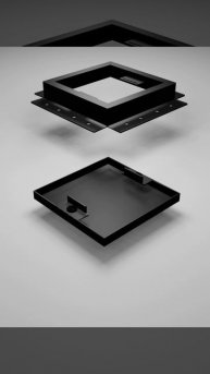 Вентиляционная решетка скрытого монтажа Lattice