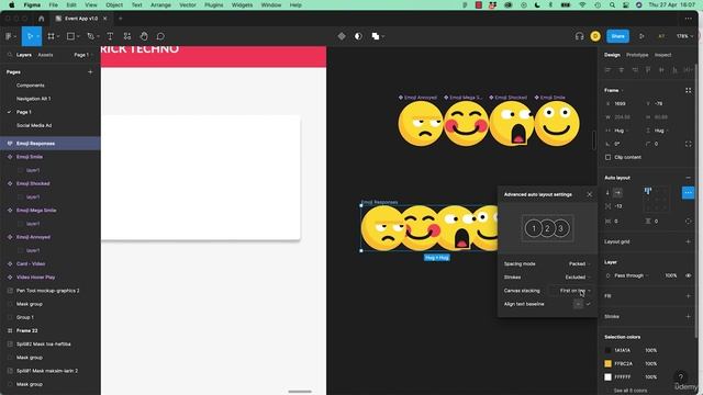 1_128. How to overlap & stack things in a Figma Autolayout