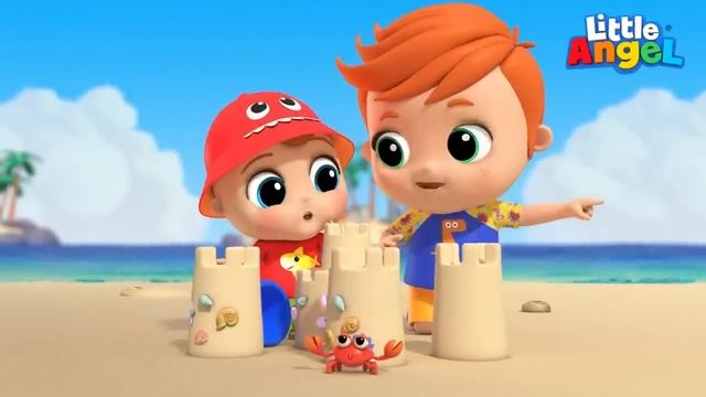 Little Angel - Ищем Клад с Малышом Сашей! 🗺💰🦀   Детские Песенки Про Море   Little Angel Русский