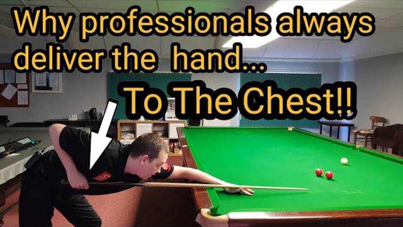 BartonSnooker | Рука к груди. Примеры профессиональных игроков в снукер. Обучающее видео.