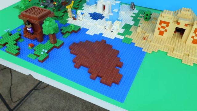 I built a LEGO MINECRAFT WORLD...