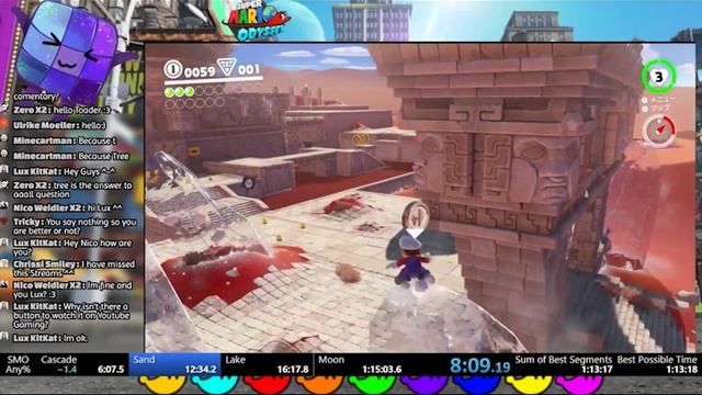🌀 Super Mario Odyssey — Спидран без комментариев! Ловкость рук и никаких слов! 😎🎩
