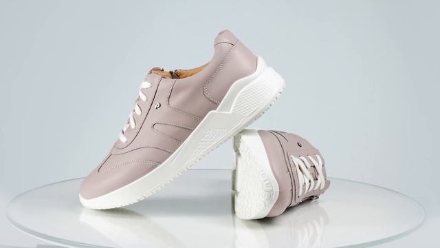 Женские кроссовки из натуральной кожи Sneaker 21, Jomos, пудр?