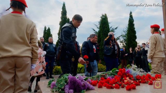 Мотопробег посвящённый 80-летию Великой Победы в селе Отрадное. Видео Дмитрия Бакаева