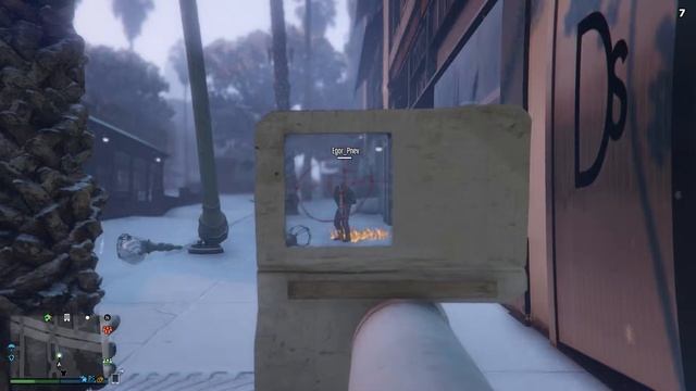 GTA V №5 "Предновогоднее и снежки!"