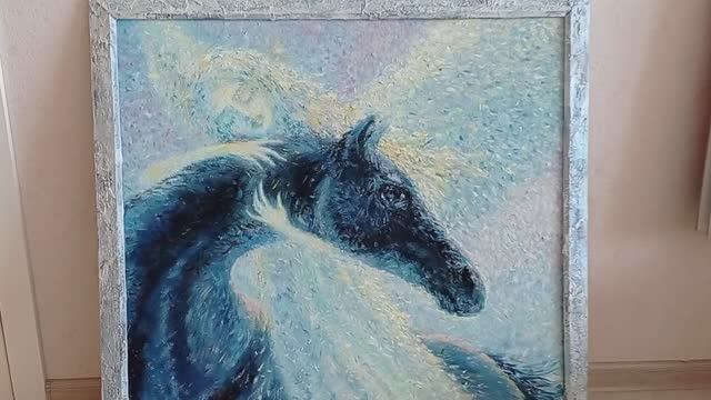 Картина "Укрощение". Живопись.