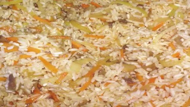 Рис с грибами по-болгарски