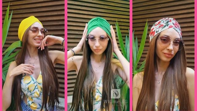 😍 Стилни летни дамски шапки тип тюрбан от WIGme.BG 😎