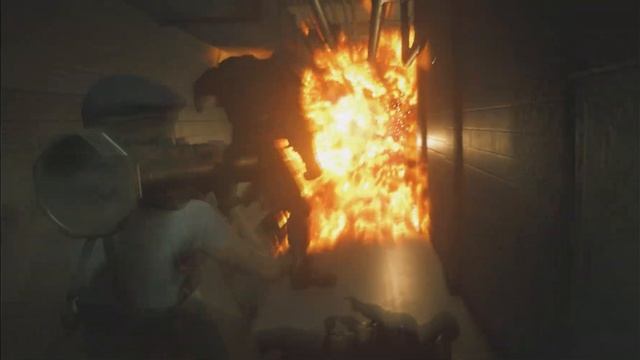 RE 3 Remake. Немезис ловко уворачивается от ракет