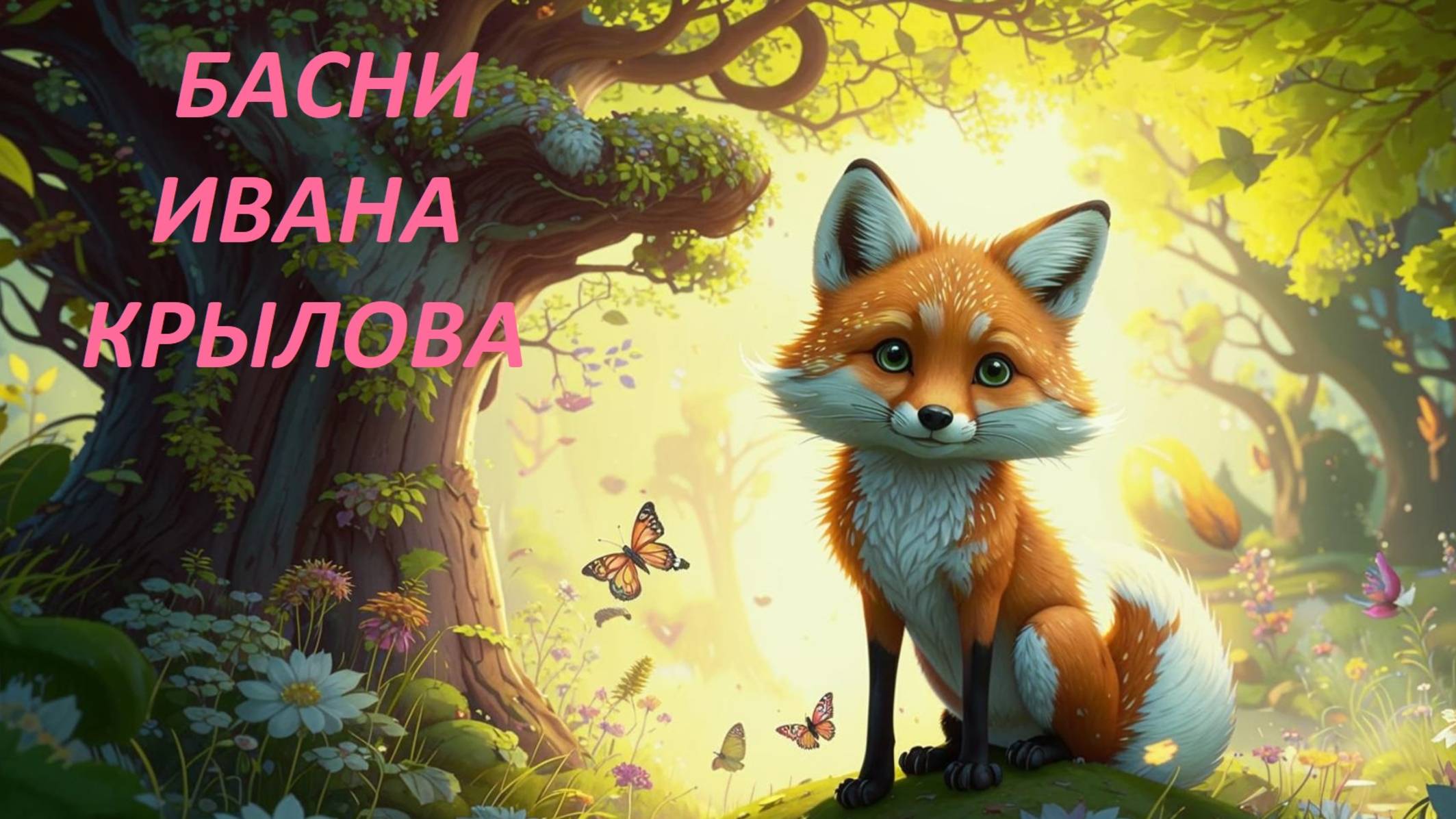 Басни И. А. Крылова.  Сказки на ночь. Сказки перед сном.