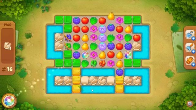 1960 Gardenscapes Hard Level  Прохождение Игры