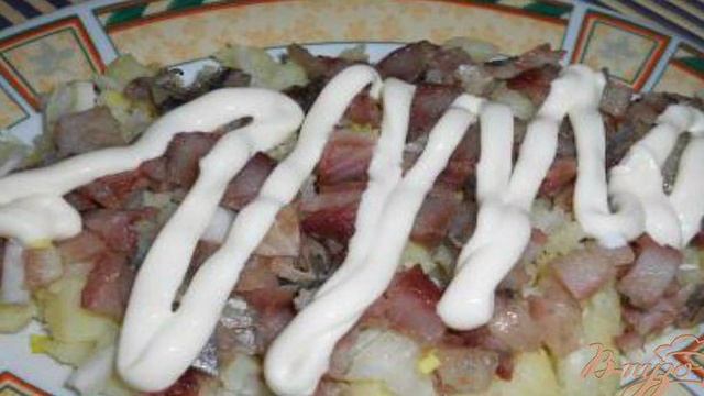 Сельдь под помидорами