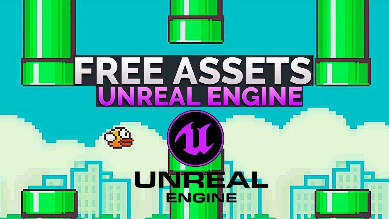 Flappy Bird starter Kit FREE Assets Download UE 5.4  #ue5 #uenreal engine free #assets #download