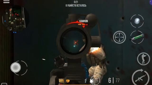 Играю в Modern Strike Online покупаю снежки