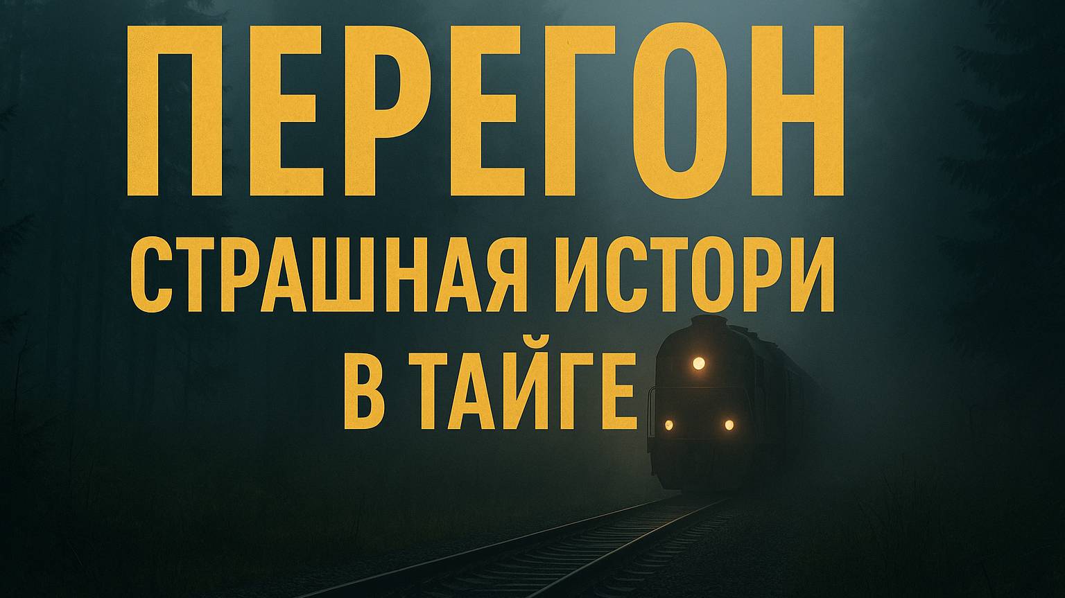 ПЕРЕГОН — страшная история о поезде, тайге и том, что ждёт в пути…