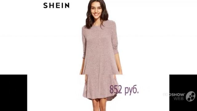#Женская одежда на #AliExpress Теплое платье с круглым выре?