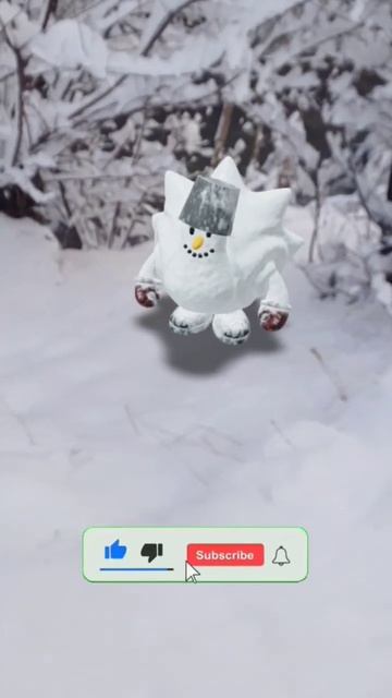 Snowy Snail / Snail Fest / Cute Art Toys #art #cutetoys #3d #snow #snail #снег #зима #снежок #funny