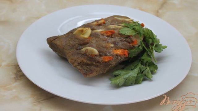 Буженина из свиного балыка в медово - горчичном маринаде