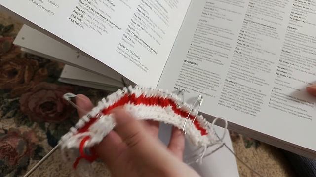 Что вяжу сейчас Футболка для игрушки спицами