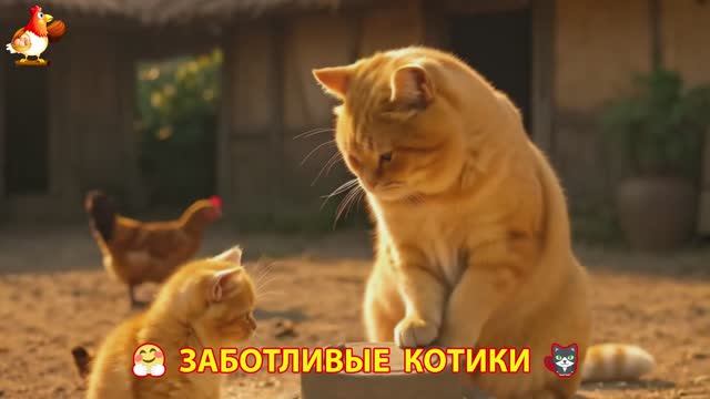 Заботливые котики спешат на помощь (3)