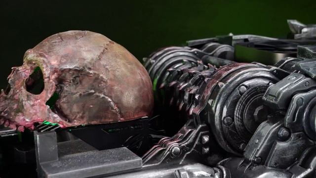 Стиль: Nvidia вместе с Bethesda выпустили кастомный ПК в виде Черепокрушителя из нового DOOM.