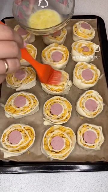 ТАКОЕ ВЫ ЕЩЕ НЕ ГОТОВИЛИ! МИНИ СОСИСКИ С СЫРОМ В ТЕСТЕ!!!