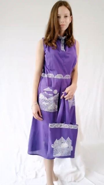 Роспись Платья Байдюк Марго, 15 лет