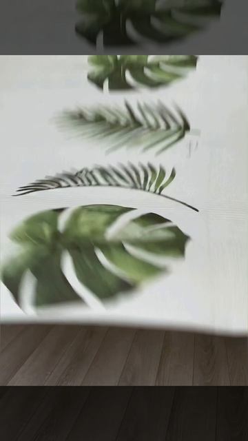 Коврик двухсторонний PARKLON Parklon Pure Soft Монстера и Холмы, Корея