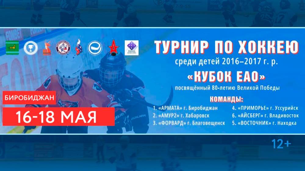 Прямая трансляция с турнира по хоккею "Кубок ЕАО" среди детей 2016 - 2017 ( 3 день)