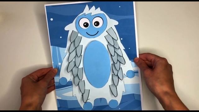 Простые идеи зимних поделок из бумаги для детей: снего