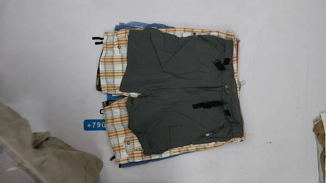 30724 Шорты, штаны мужские карго, секонд (cream), Eu, 4 пак, 21.9 к