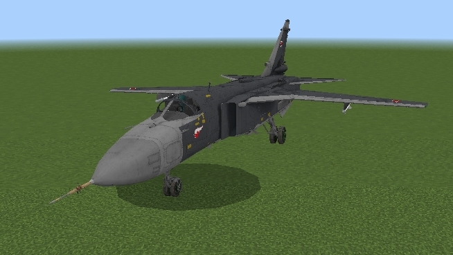 Minecraft PE мод на Su-24М. | Обзор мода.