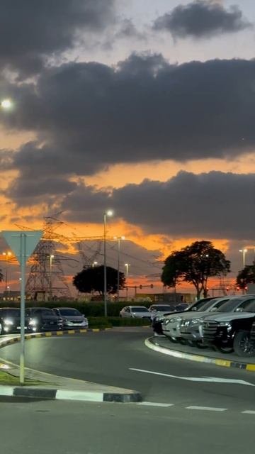 Dubai city tour. Красивый закат в Дубае #uae #sunset #dubai #dubailife