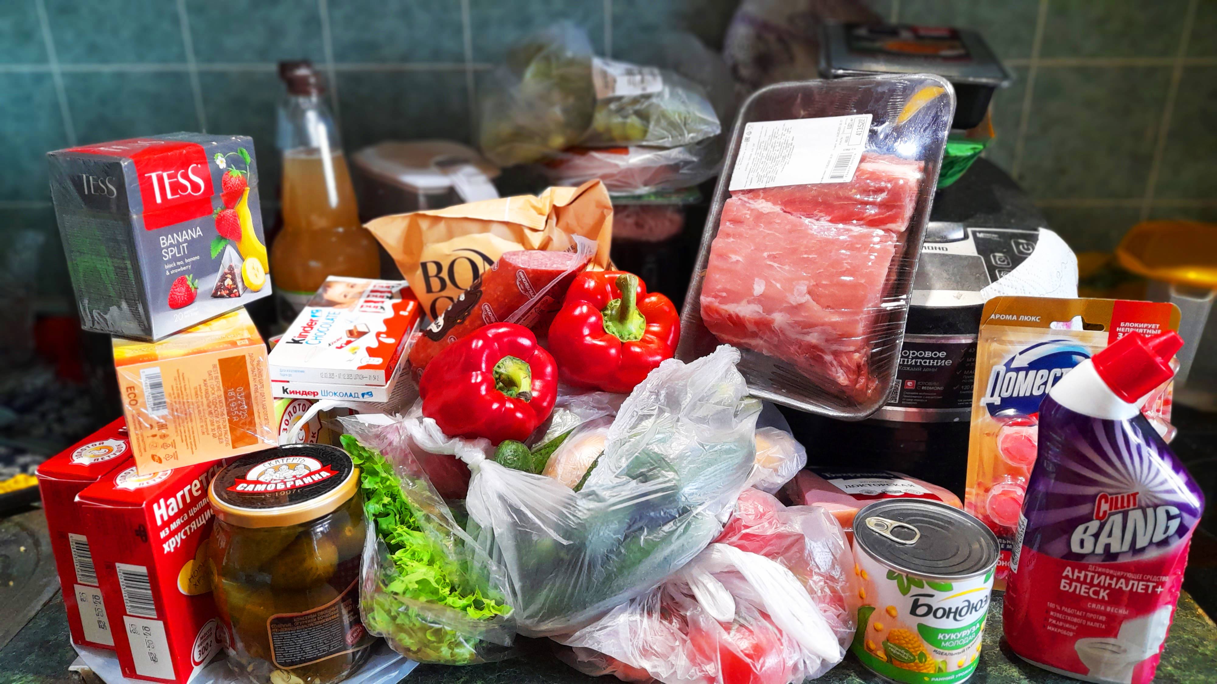Продуктовые покупки Онлайн заказ Вкусняшки из Ашан