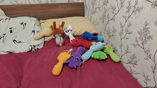 мягкие игрушки спрунки спят